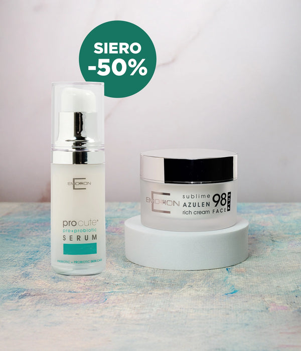 PROMO PELLE DELICATA: Crema azulen+Siero Procute