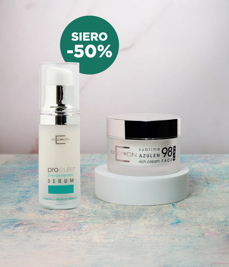 PROMO PELLE DELICATA: Crema azulen+Siero Procute