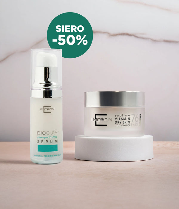 PROMO PELLE SECCA: Crema Vitamin+Siero Procute