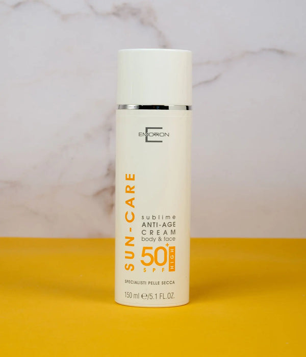 CREMA SOLARE VISO CORPO SPF 50+ PROTEZIONE ALTA Emotionskincare